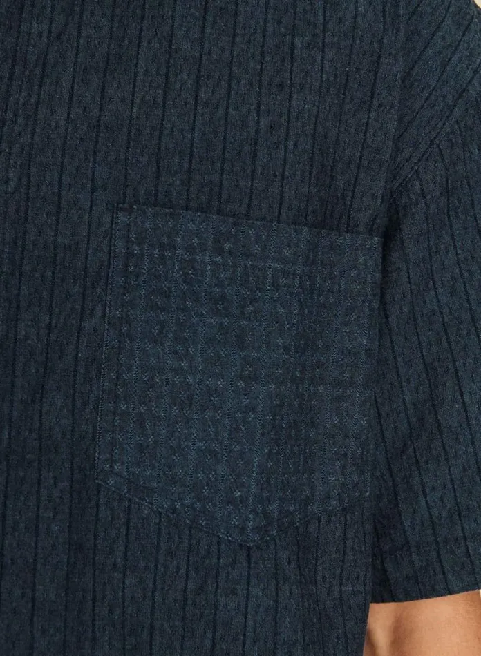 YMC Mitchum Shirt Indigo Mens Shirts
