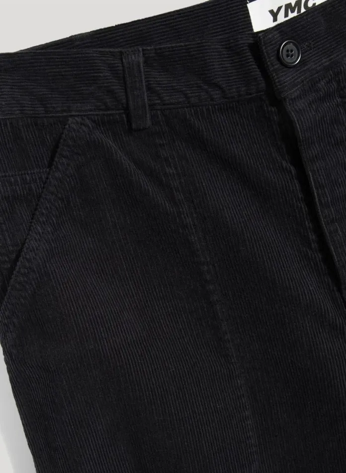 YMC Painter Corduroy Trouser Black Mens Trousers