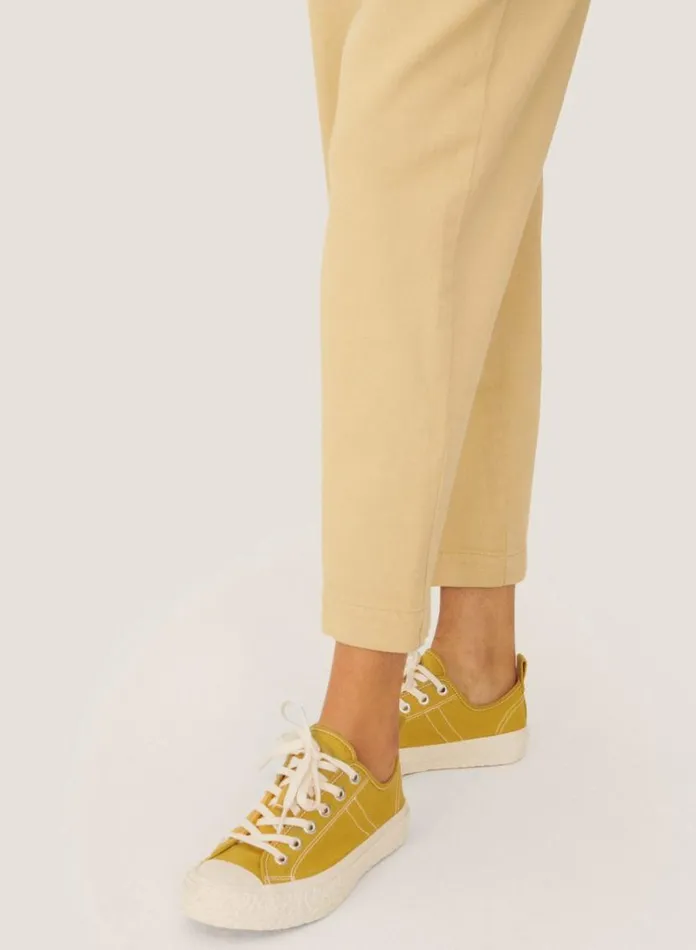 YMC Vulcanised Low Top Sneakers Yellow Womens Footwear