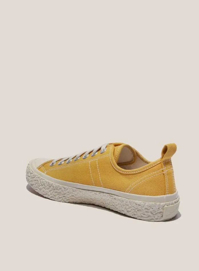 YMC Vulcanised Low Top Sneakers Yellow Womens Footwear