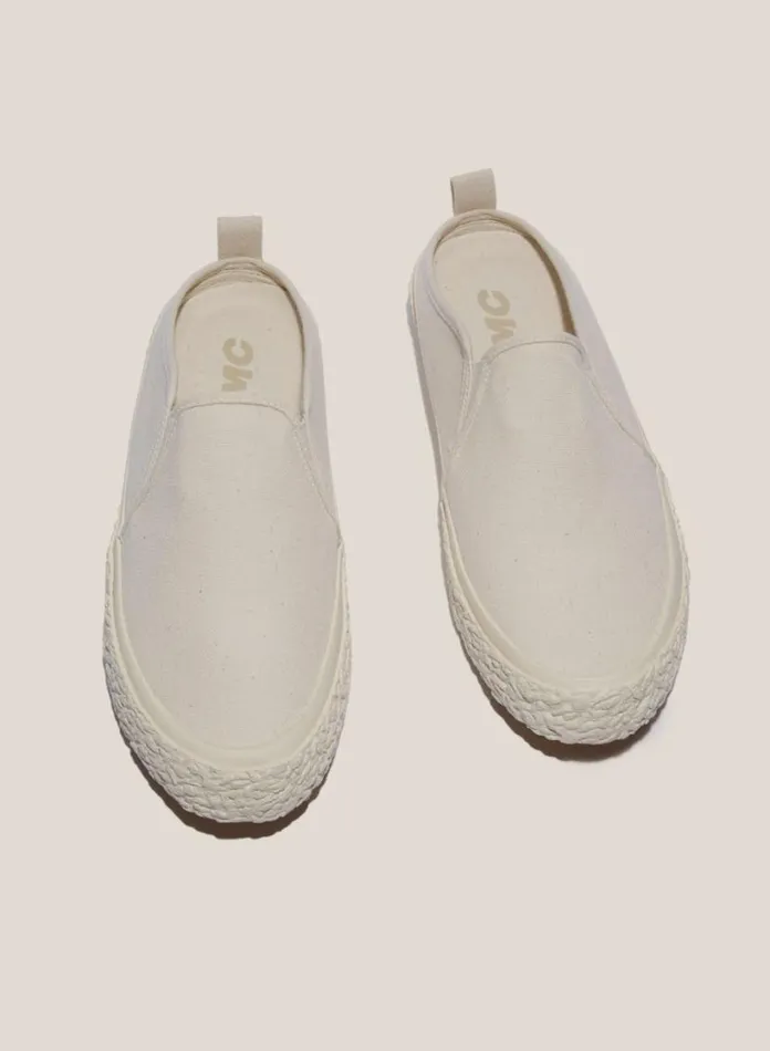 YMC Vulcanised Mules Off White Womens Footwear