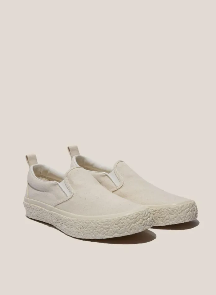 YMC Vulcanised Slip On Sneakers Off White Mens Footwear