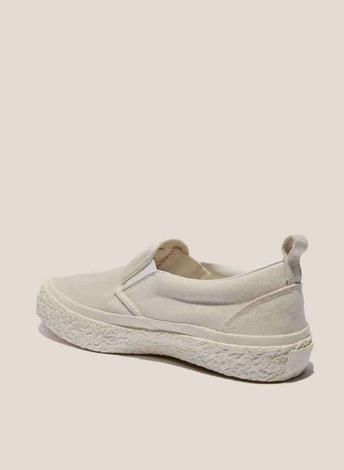 YMC Vulcanised Slip On Sneakers Off White Mens Footwear