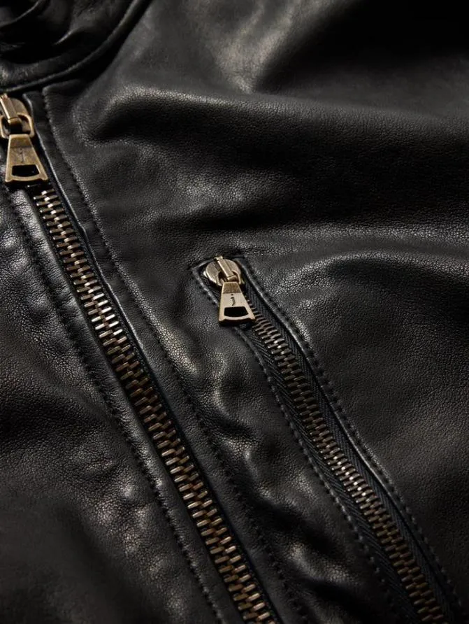 YORK JACKET Black Clothing John Varvatos Leather Jackets