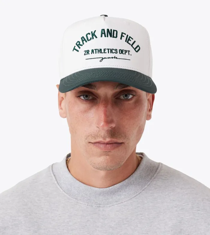 Zanerobe Accessories Men Ath Snapback Vintage WhiteForest