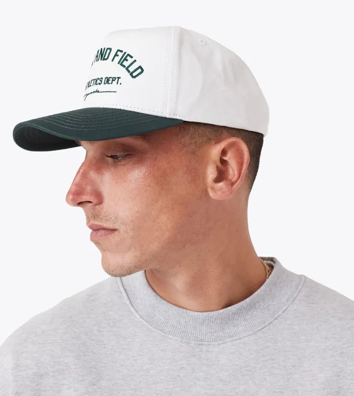 Zanerobe Accessories Men Ath Snapback Vintage WhiteForest