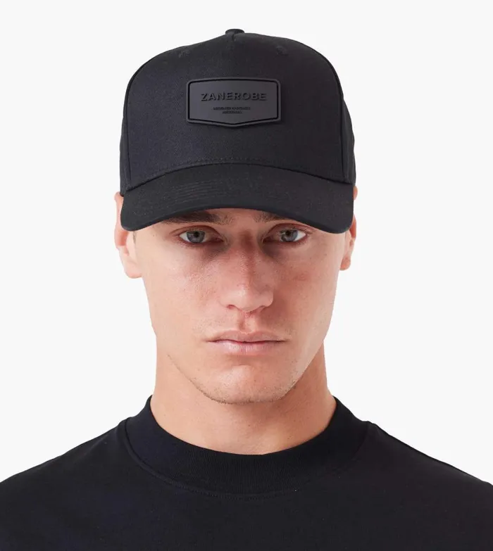 Zanerobe Accessories Men Badge Snapback Black