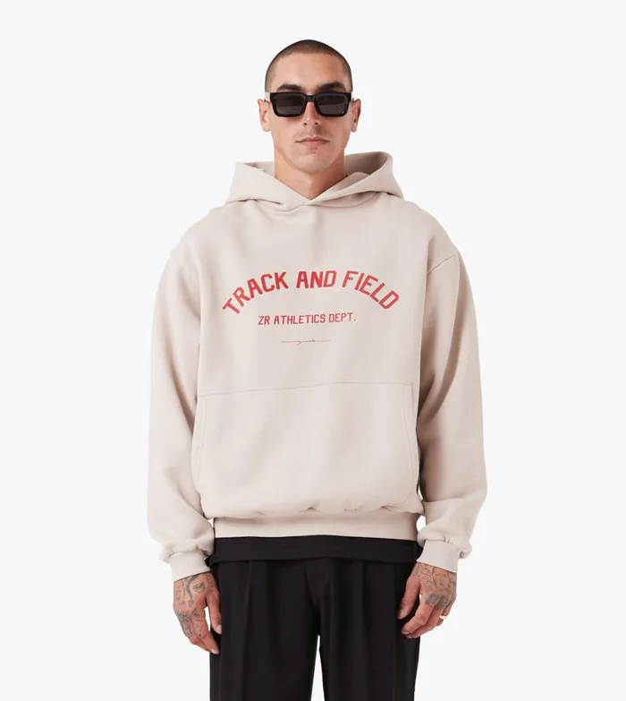Zanerobe Hoodies and Sweaters Men Ath Box Hood Oat