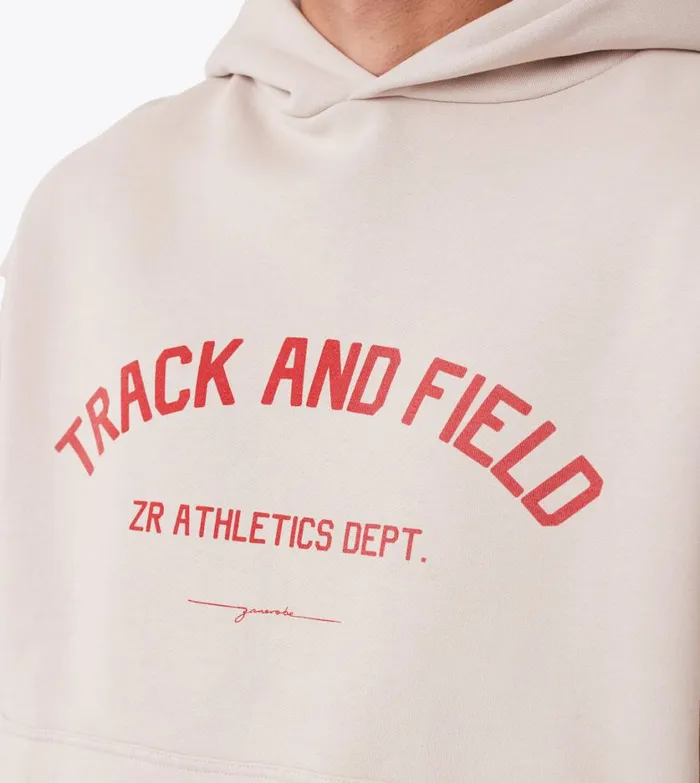 Zanerobe Hoodies and Sweaters Men Ath Box Hood Oat