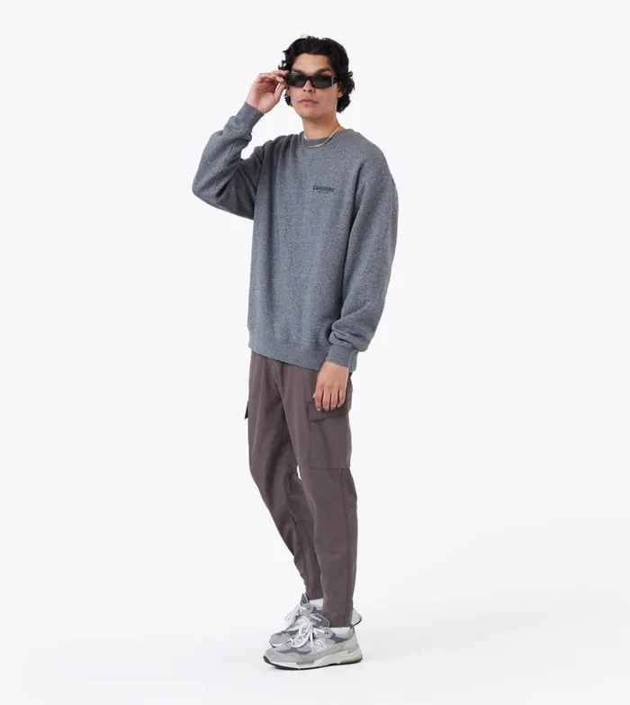 Zanerobe Hoodies and Sweaters Men ZDS Lowgo Crew Sweat Static