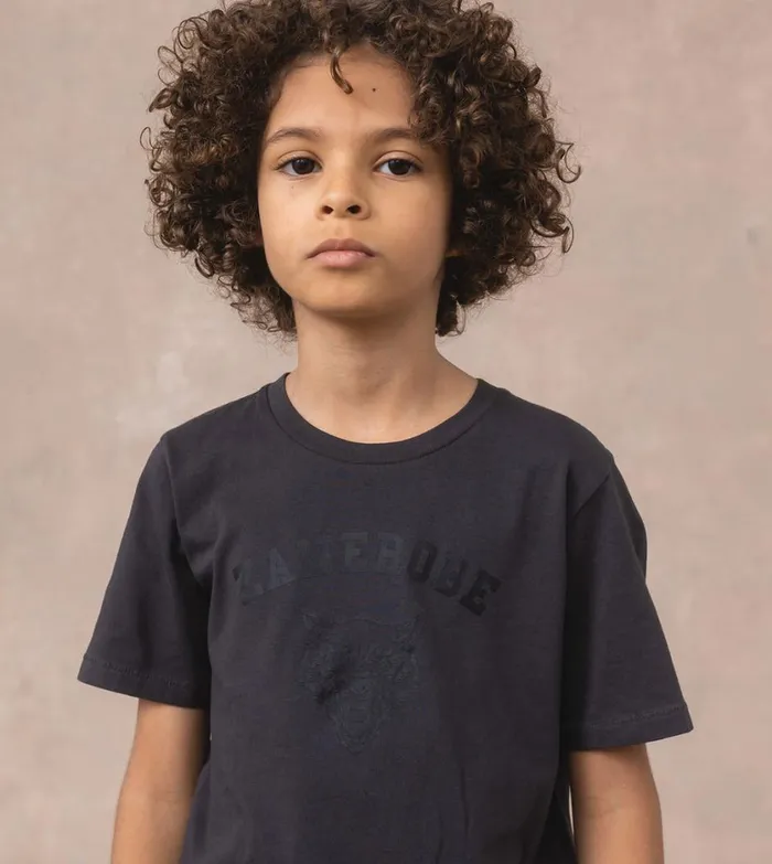 Zanerobe Kids Men Kids Wolf Box Tee GD Dk Grey