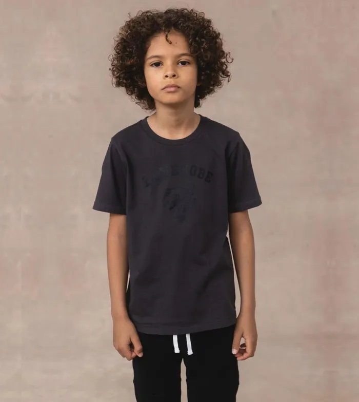Zanerobe Kids Men Kids Wolf Box Tee GD Dk Grey