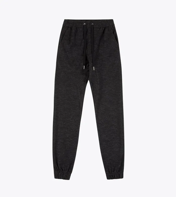 Zanerobe Pants Men Wool Sureshot Jogger Black Flec
