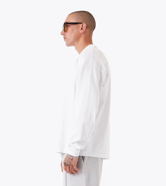 Zanerobe Tees and Tanks Men Box LS Tee White