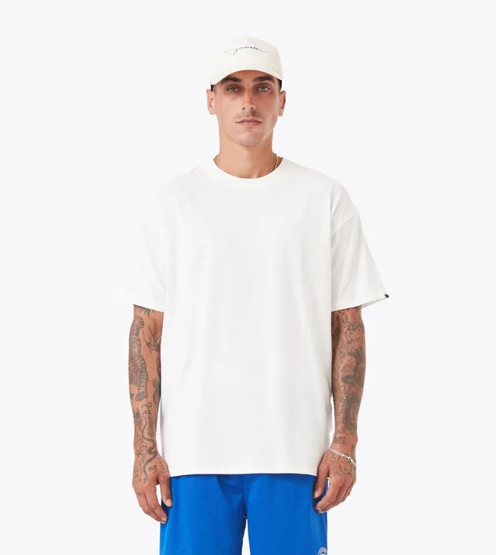 Zanerobe Tees and Tanks Men Ceramic Box Tee Vintage White