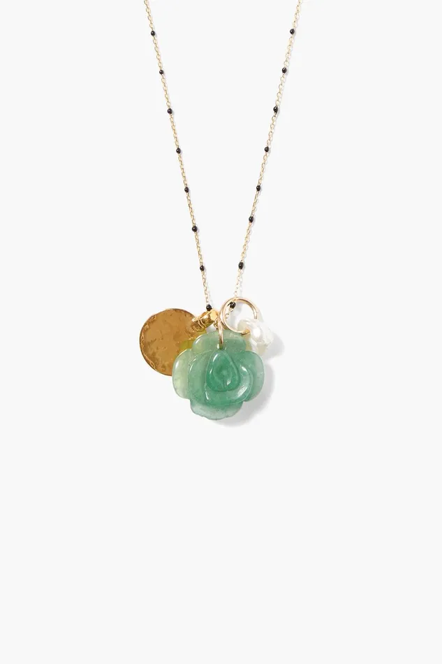 Zuri Enamel Charm Necklace Black Mix Women Chan Luu Necklaces